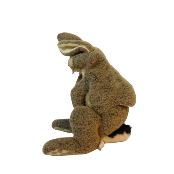 Folkmanis Jack Rabbit Hand Puppet 15" Plush - Picture 4 of 10